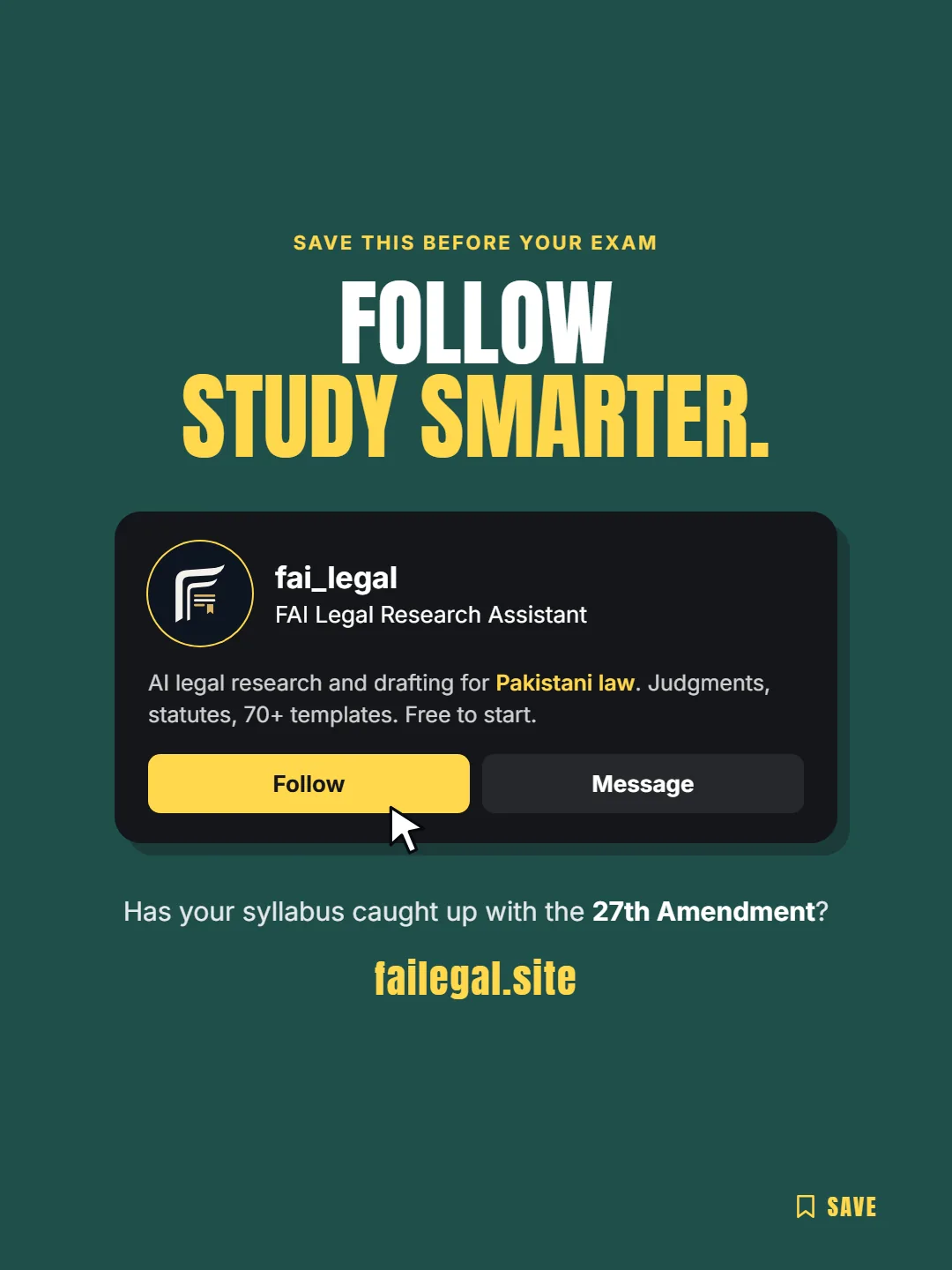 Follow FAI Legal on Instagram, @fai_legal. Has your syllabus caught up with the 27th Amendment?