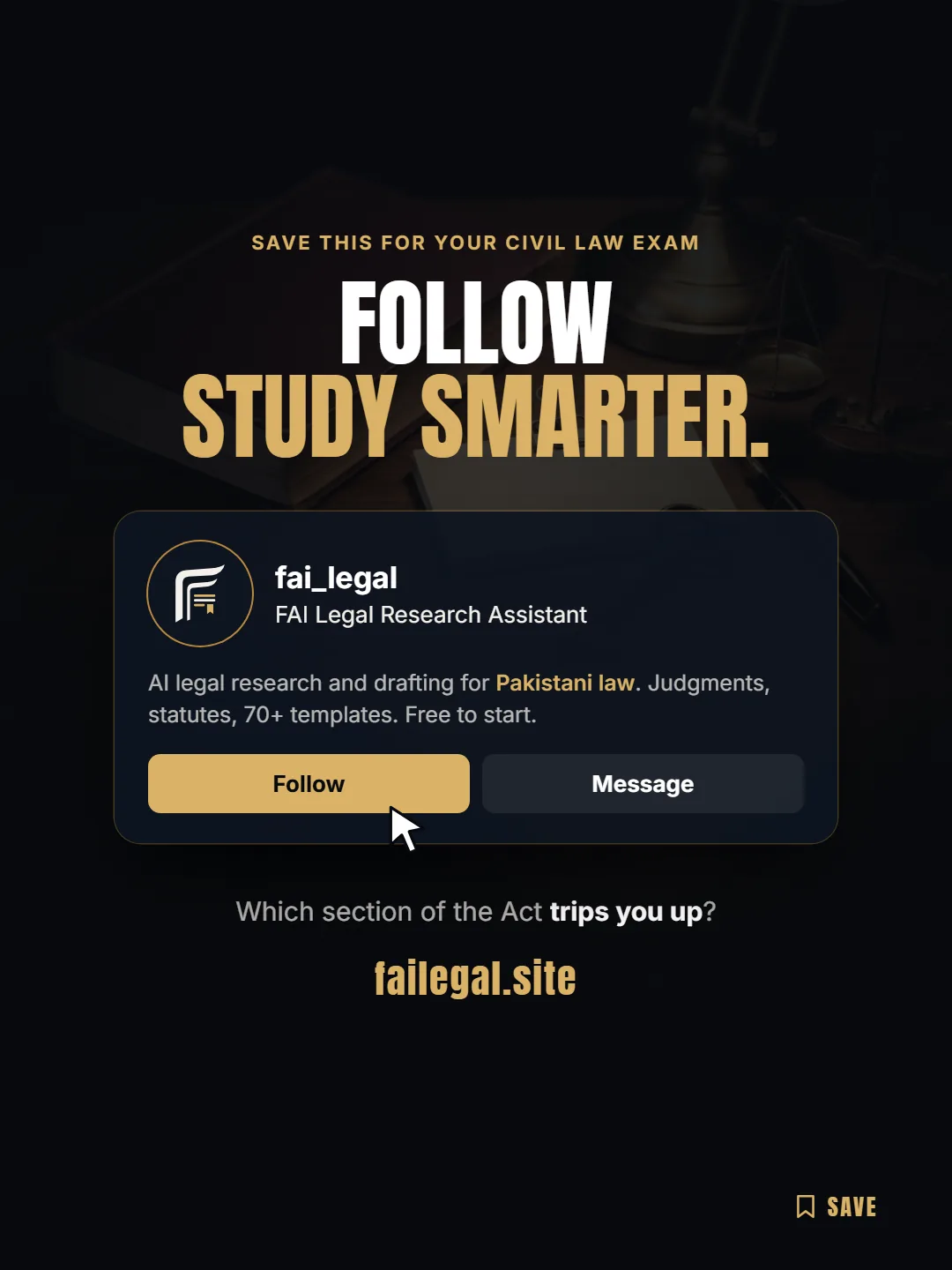 Follow FAI Legal on Instagram, @fai_legal. Which section of the Act trips you up?