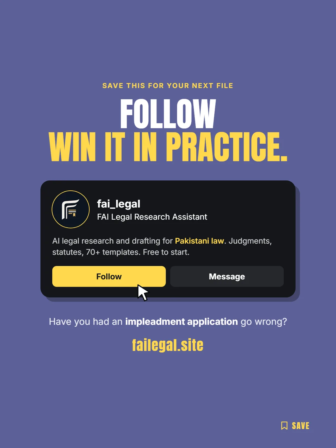Follow FAI Legal on Instagram, @fai_legal. Have you had an impleadment application go wrong?
